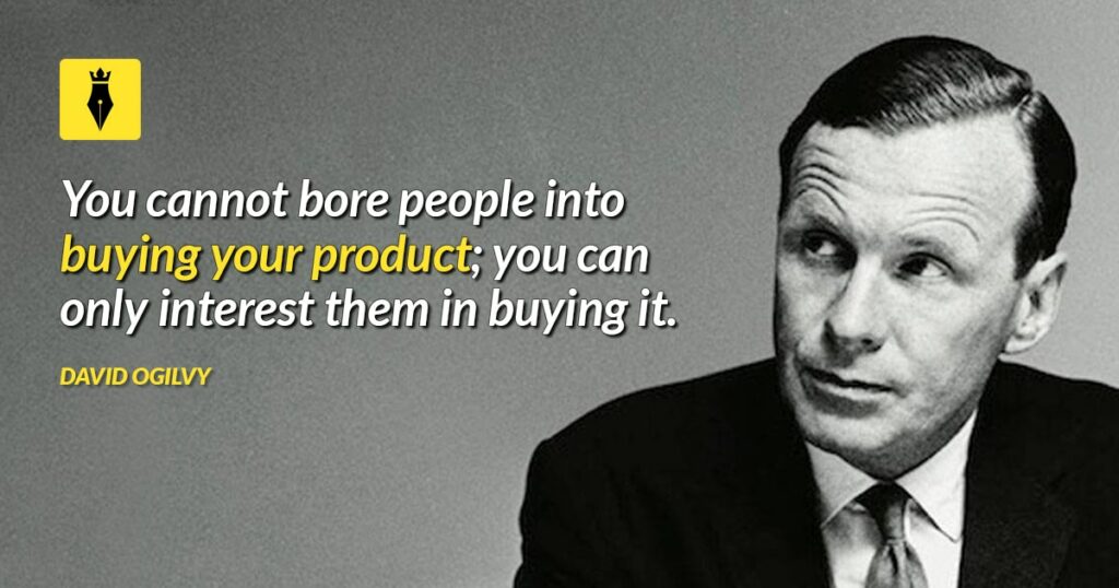 David Ogilvy Quote